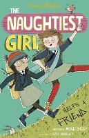 Book Cover for Enid Blyton's The Naughtiest Girl Helps a Friend by Anne Digby, Enid Blyton