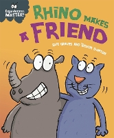 Book Cover for Rhino Makes a Friend by Sue Graves
