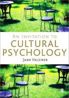 Book Cover for An Invitation to Cultural Psychology by Jaan Valsiner