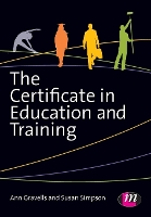 Book Cover for The Certificate in Education and Training by Ann Gravells, Susan Simpson