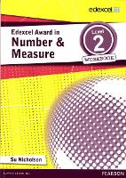 Book Cover for Edexcel Award in Number and Measure Level 2 Workbook by Su Nicholson