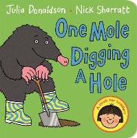 Book Cover for One Mole Digging a Hole by Julia Donaldson