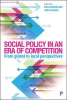 Book Cover for Social Policy in an Era of Competition by Dan Horsfall