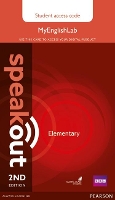 Book Cover for Speakout Elementary 2nd Edition MyEnglishLab Student Access Card (Standalone) by 