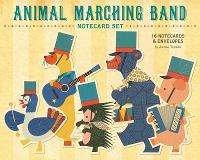 Book Cover for Animal Marching Band Notecard Set by Junzo Terada