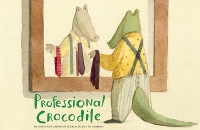 Book Cover for Professional Crocodile by Giovanna Zoboli