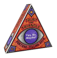 Book Cover for Trust the Triangle Fortune-Telling Deck: Yes, No, Maybe? by Chronicle Books