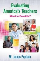 Book Cover for Evaluating America’s Teachers by W. James Popham