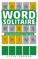 Book Cover for Word Solitaire by Peter Gordon