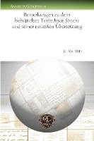 Book Cover for Bemerkungen zu dem hebräischen Texte Jesus Sirachs und seiner neuesten Übersetzung by J.C. Matthes