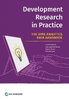 Book Cover for Development Research in Practice by Luiza Cardoso de Andrade, Kristoffer Bjärkefur, Benjamin Daniels, Maria Ruth Jones