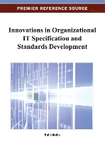 Book Cover for Innovations in Organizational IT Specification and Standards Development by Kai Jakobs