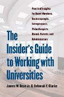 Book Cover for The Insider's Guide to Working with Universities by James W. Dean Jr., Deborah Y. Clarke