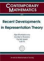 Book Cover for Recent Developments in Representation Theory by Alex Martsinkovsky