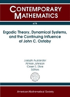 Book Cover for Ergodic Theory, Dynamical Systems, and the Continuing Influence of John C. Oxtoby by Joseph Auslander