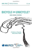 Book Cover for Bicycle or Unicycle? by Daniel J. Velleman, Stan Wagon