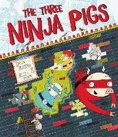 Book Cover for The Three Ninja Pigs by David Bedford