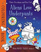 Book Cover for Aliens Love Underpants Colouring Book by Claire Freedman