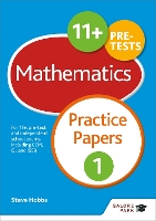 Book Cover for 11+ Maths Practice Papers 1 by Steve Hobbs