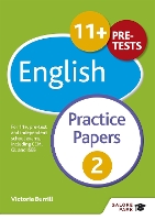 Book Cover for 11+ English Practice Papers 2 by Victoria Burrill