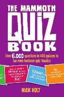 Book Cover for The Mammoth Quiz Book by Nick Holt