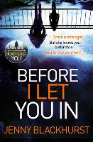 Book Cover for Before I Let You In by Jenny Blackhurst