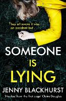 Book Cover for Someone Is Lying by Jenny Blackhurst