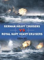 Book Cover for German Heavy Cruisers vs Royal Navy Heavy Cruisers by Mark Lardas