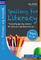 Book Cover for Spelling for Literacy for ages 7-8 by Andrew Brodie