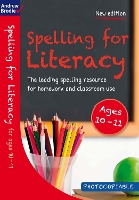 Book Cover for Spelling for Literacy for ages 10-11 by Andrew Brodie