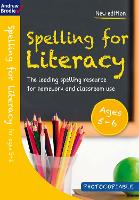 Book Cover for Spelling for Literacy for ages 5-6 by Andrew Brodie