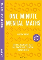 Book Cover for One Minute Mental Maths for Ages 5-7 by Andrew Brodie