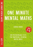 Book Cover for One Minute Mental Maths for Ages 7-9 by Andrew Brodie