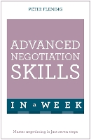 Book Cover for Advanced Negotiation Skills In A Week by Peter Fleming