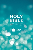 Book Cover for NIV Larger Print Blue Hardback Bible by New International Version