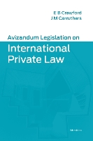 Book Cover for Avizandum Legislation on International Private Law by Elizabeth Crawford