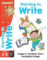 Gold Stars Starting to Write Ages 3-5 Early Years by Betty Root ...