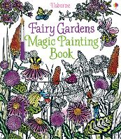 Book Cover for Fairy Gardens Magic Painting Book by Lesley Sims