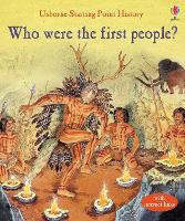 Book Cover for Who Were the First People? by Phil Roxbee Cox, Struan Reid