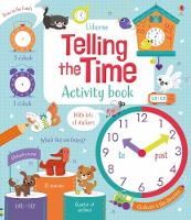 Book Cover for Telling the Time Activity Book by Lara Bryan