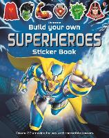 Book Cover for Build Your Own Superheroes Sticker Book by Simon Tudhope