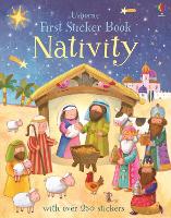 Book Cover for First Sticker Book Nativity by Felicity Brooks