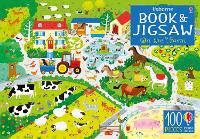 Book Cover for Usborne Book and Jigsaw On the Farm by Kirsteen Robson