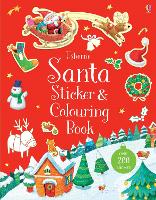 Book Cover for Santa Sticker and Colouring Book by Sam Taplin