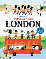 Book Cover for First Sticker Book London by James Maclaine