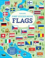 Book Cover for First Sticker Book Flags by Holly Bathie