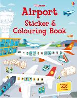 Book Cover for Airport Sticker and Colouring Book by Simon Tudhope