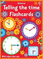 Book Cover for Telling the Time Flash Cards by Kirsteen Robson