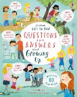 Book Cover for Lift-the-flap Questions and Answers about Growing Up by Katie Daynes