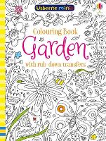 Book Cover for Colouring Book Garden with Rub Downs by Sam Smith